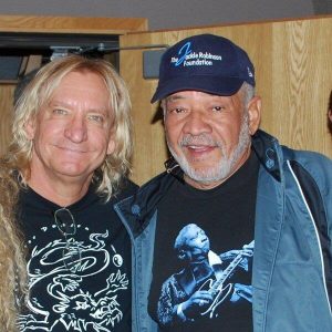 Joe Walsh y Bill Withers grabando su nuevo disco