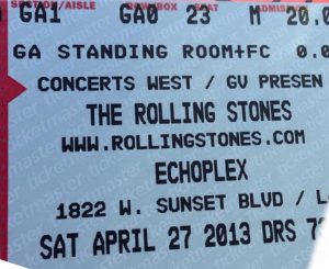 The Rolling Stones concierto en Los Angeles Echoplex