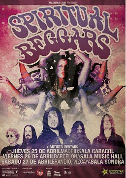 Gira española SPIRITUAL BEGGARS 2013