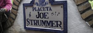 Placeta Joe Strummer en Granada, Spanish Bombs!