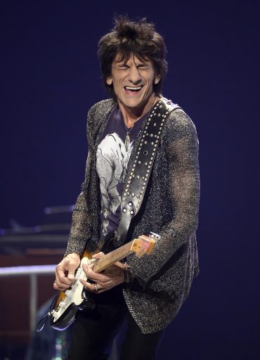 Ronnie Wood, 66 años grooving you con Faces y Stones 2013