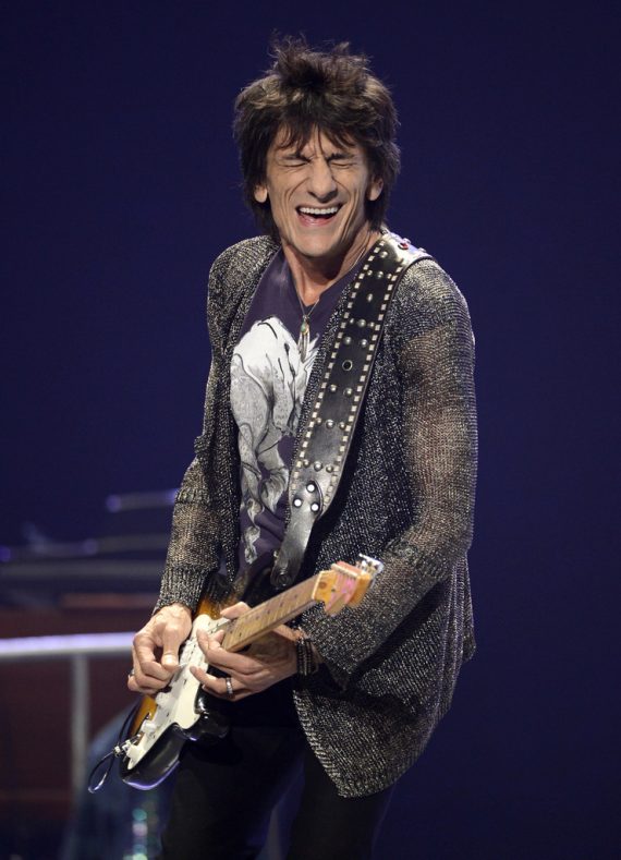 Ronnie Wood, 66 años grooving you con Faces y Stones 2013