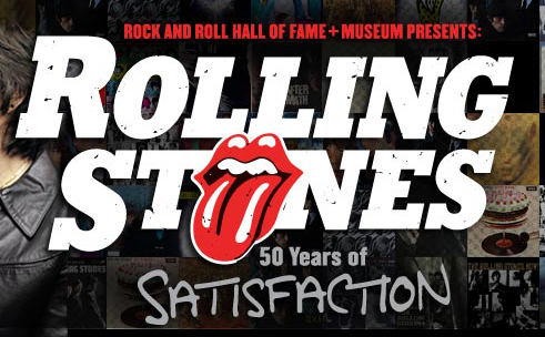 The Rolling Stones 50 Years of Satisfaction exposición en Cleveland