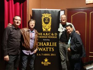 Charlie Watts, 72 años . Visita a Barcelona en el 2011