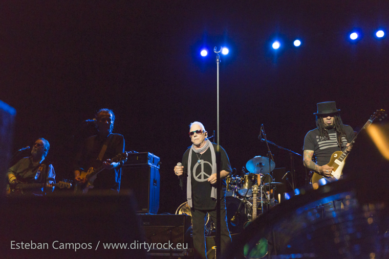 Eric Burdon en el concierto ofrecido en el Auditorio de Las Palmas de Gran Canaria.