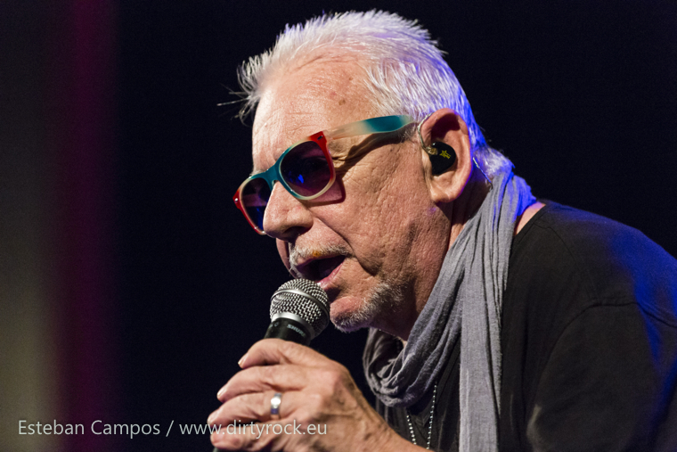 Eric Burdon en el concierto ofrecido en el Auditorio de Las Palmas de Gran Canaria.