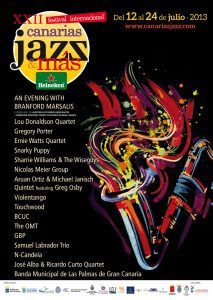 Lou Donaldson, Ernie Watts, Branford Marsalis, Gregory Porter y Greg Osby en la 21ª edición del Festival Internacional Canarias Jazz & Más 