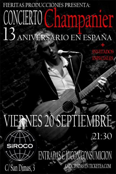 Marcelo Champanier concierto 13 aniversario en España