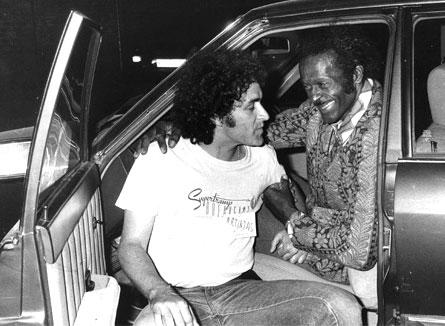 Mariskal junto a Chuck Berry