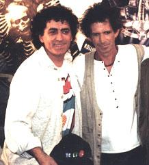 Mariskal junto a Keith Richards