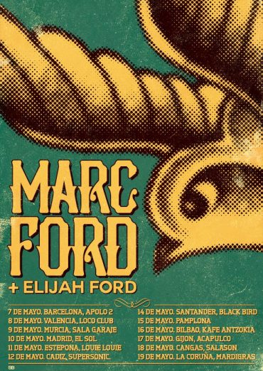 Marc Ford y Elijah Ford gira española 2014