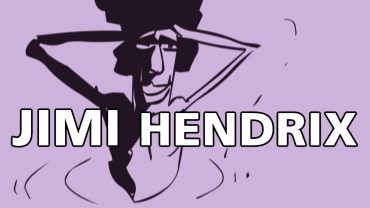 Jimi Hendrix y su última entrevista animada