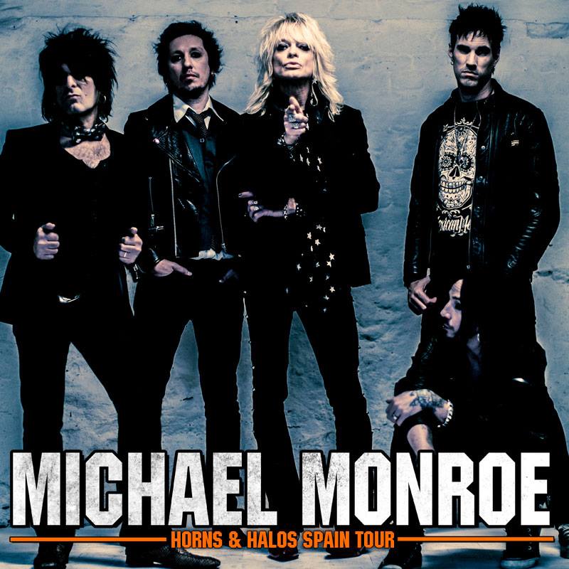 Michael Monroe gira española 2014 Horn & Halos