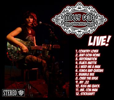 Molly Gene One Whoaman Band Live, nuevo disco en directo
