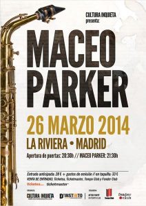 MACEO PARKER 26 MARZO MADRID