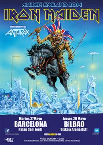 Iron Maiden en concierto en Barcelona y Bilbao 2014