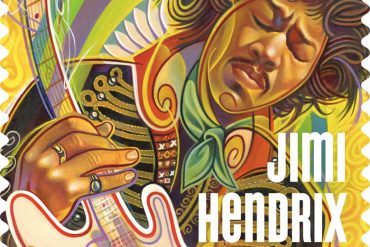 Jimi Hendrix en los sellos del servicio de correos norteamericano