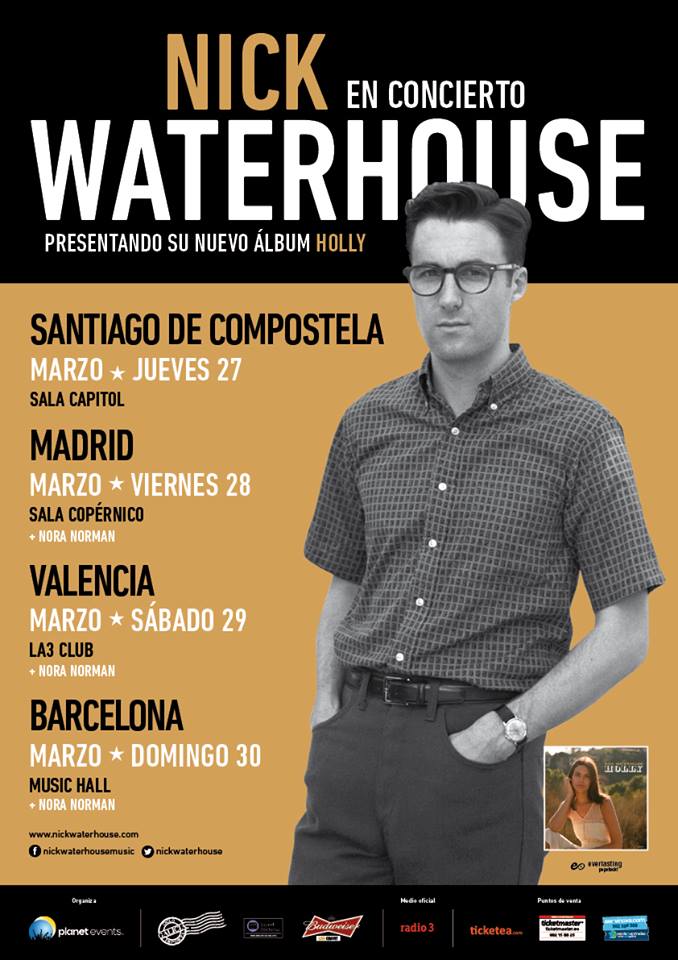Nick Waterhouse de gira por España