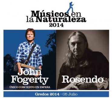 Rosendo acompaña a John Fogerty en el festival Músicos en la naturaleza 2014