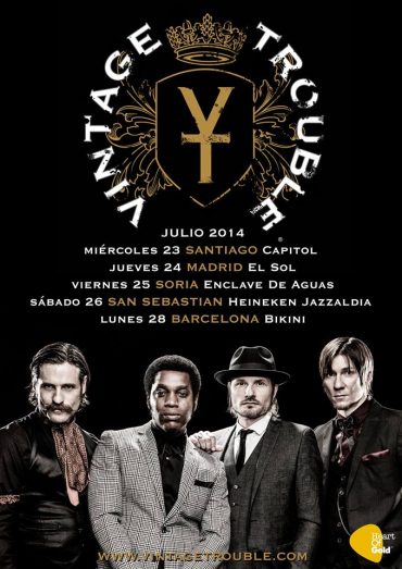 Vintage Trouble, gira española y europea