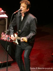 Jaime Urrutia actuando en el Teatro Leal de La Laguna