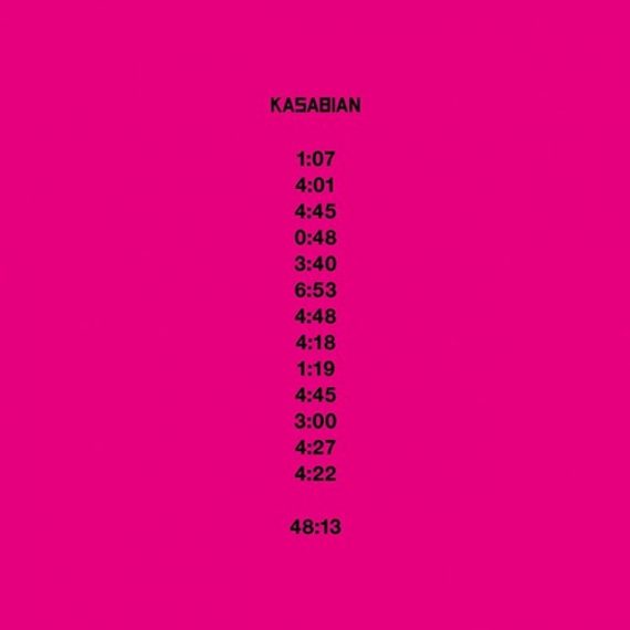 Kasabian publican su quinto disco de estudio titulado 48:13