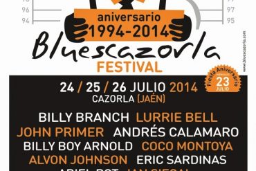20º aniversario del Bluescazorla Festival y premio al mejor festival internacional de Blues