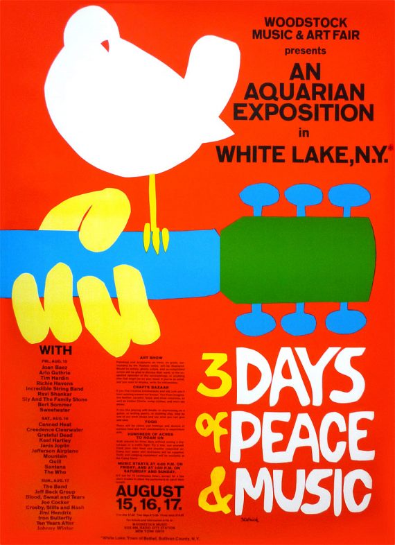 Woodstock tendrá festival en el 2019 conmemorando su 50 aniversario