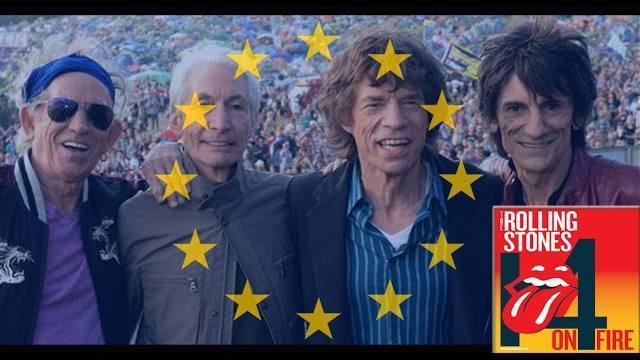 The Rolling Stones agradecen a todos sus fans en Europa su fidelidad