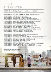 Tinariwen confirma conciertos en Tenerife y Madrid en su “Emaar Fall Tour” 2014