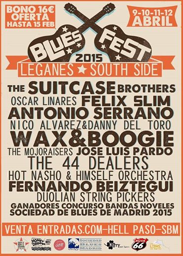 Leganes Blues Festival «South Side» primera edición con cartel de lujo