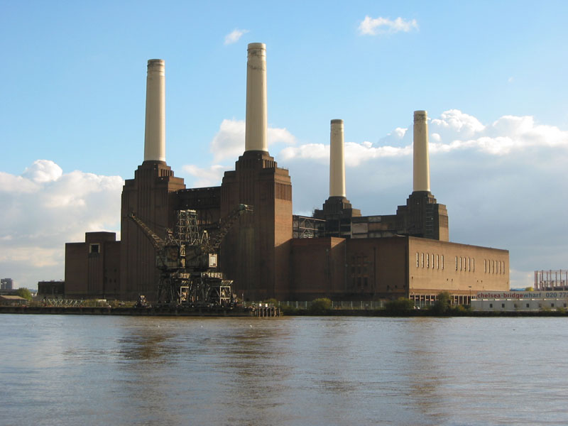 La central termoeléctrica de la portada del disco de Pink Floyd será derrumbada para construir viviendas de lujo