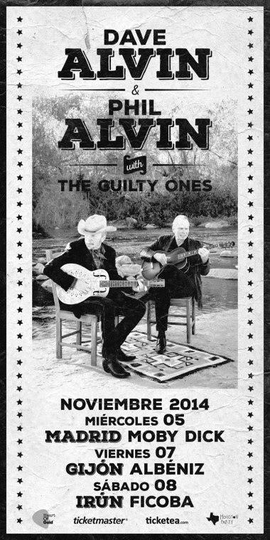 Dave alvin & Phil alvin & the guilty ones de gira en españa para presentar «Common Ground: Dave Alvin & Phil Alvin Play And Sing The Songs Of Big Bill Broonzy”