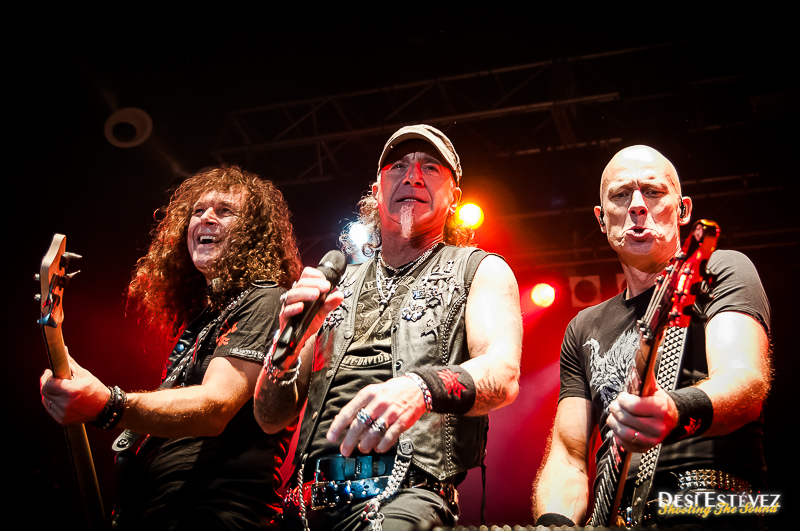 Accept durante su concierto en Barcelona 2014