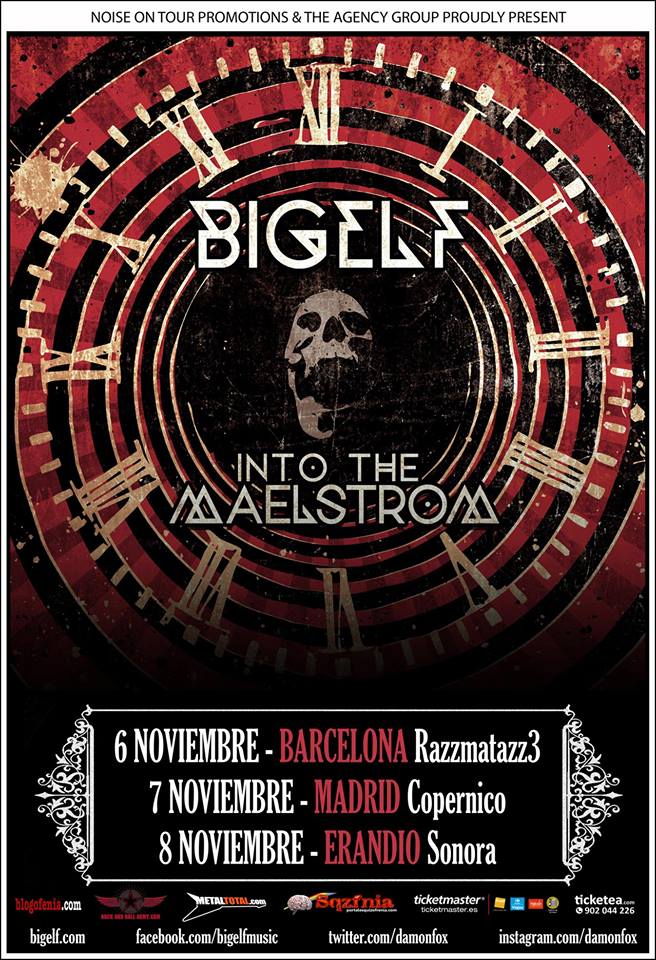 Bigelf "Into The Maelstrom", nuevo disco y gira española