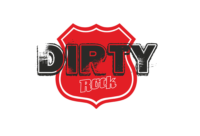 Dirty Rock Magazine logo Route Dirty Rock Magazine logo Route