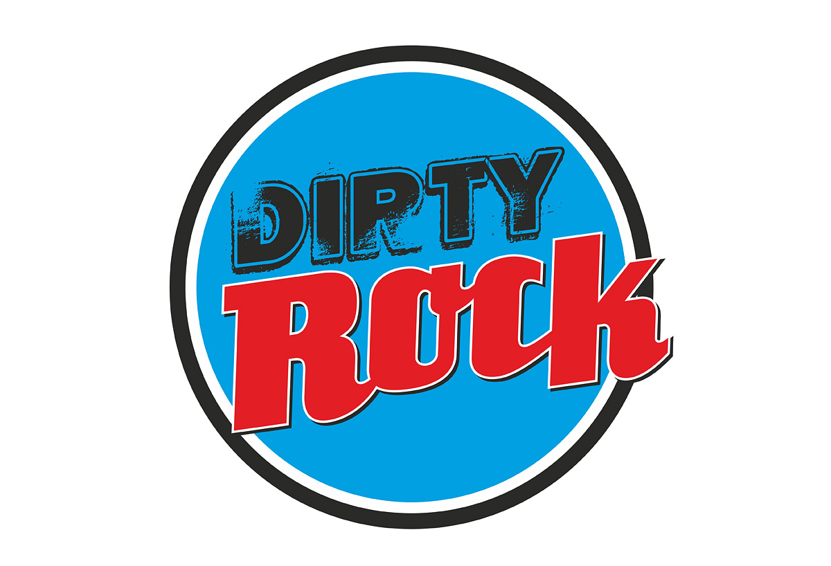 Dirty Rock magazine logo botón Dirty Rock magazine logo botón