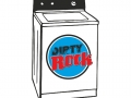 Dirty Rock magazine logo Washing Machine