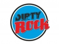 Dirty Rock magazine logo botón