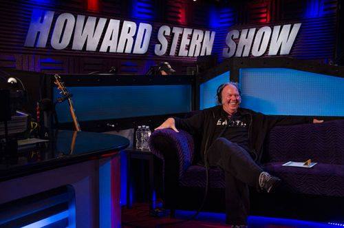 Neil Young en el programa de Howard Stern