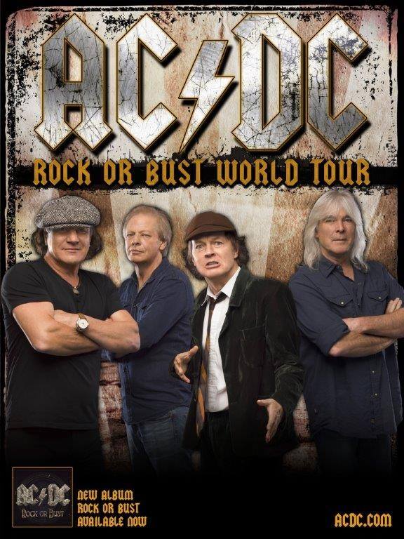 ACDC en Barcelona y Madrid en mayo de 2015, Rock or Bust Tour