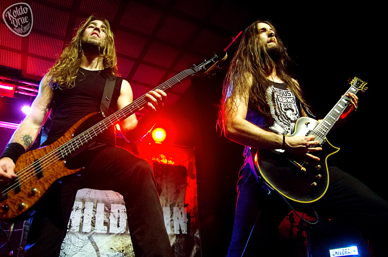 Childrain en Bilbao junto a Crucified Barbara 2014