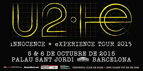 U2 agotan sus entradas para los dos conciertos en Barcelona en su gira Innocence + Experience