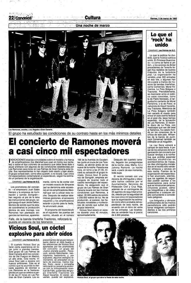 Ramones 5 de marzo de 1993 en Los Tarahales Las Palmas España.jpg