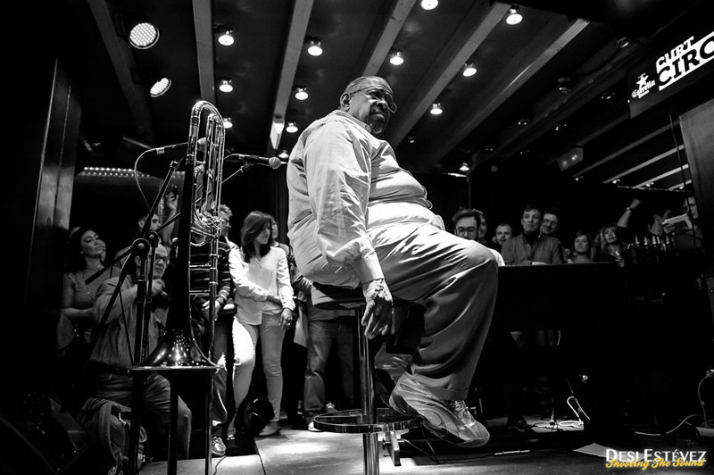 Fred Wesley en Barcelona Murula Café 2015.JPG