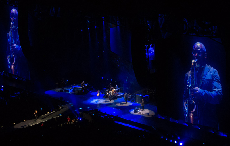 Karl Denson con los Stones en San Diego 2015