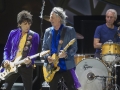 5/23/2015 San Diego, Ca. | The Rolling Stones begin their US Tour Sunday night at Petco Park downtown. LtoR Ron Wood, Keith Richards and Charlie Watts during the bands Petco Park performance. | Photo Sean M. Haffey