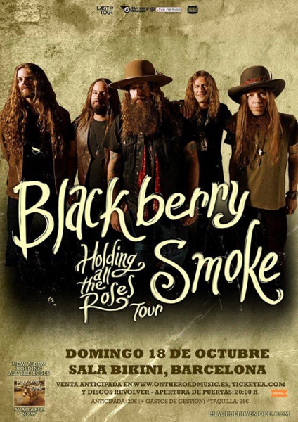 Blackberry Smoke en Barcelona 2015