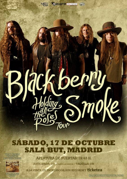 Blackberry Smoke en Madrid 2015