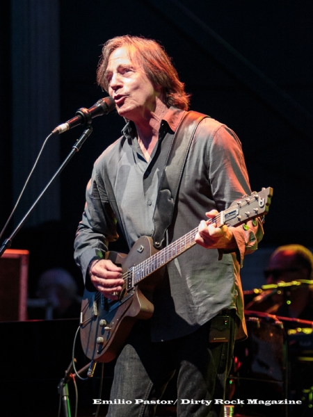 Jackson Browne durante su concierto en San Javier Jackson Browne durante su concierto en San Javier